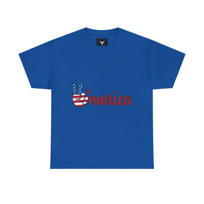 Peaceful Patriotic Tee – Unisex Heavy Cotton Tee with 'Merica Design, USA Pride Shirt, 4th of July Celebrations, Casual Everyday Wear, [...]