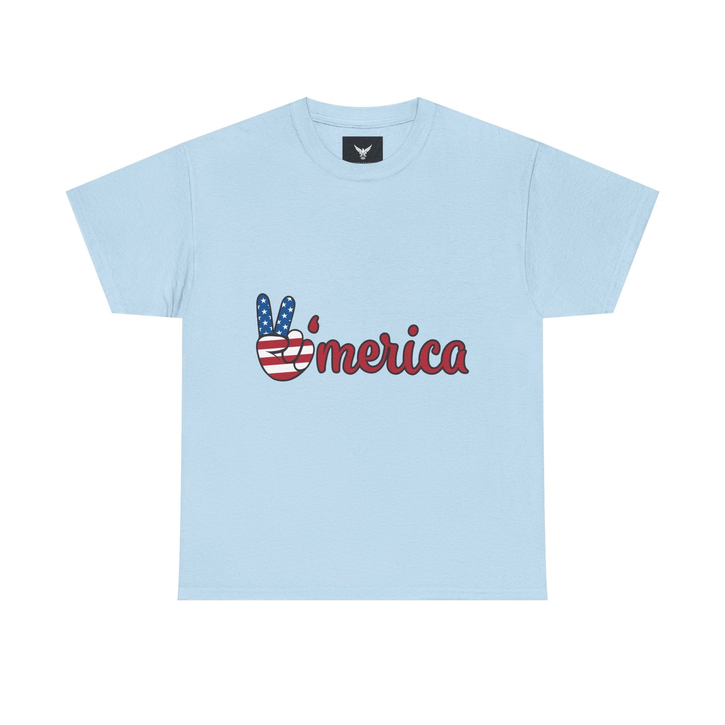 Peaceful Patriotic Tee – Unisex Heavy Cotton Tee with 'Merica Design, USA Pride Shirt, 4th of July Celebrations, Casual Everyday Wear, [...]
