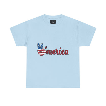 Peaceful Patriotic Tee – Unisex Heavy Cotton Tee with 'Merica Design, USA Pride Shirt, 4th of July Celebrations, Casual Everyday Wear, [...]