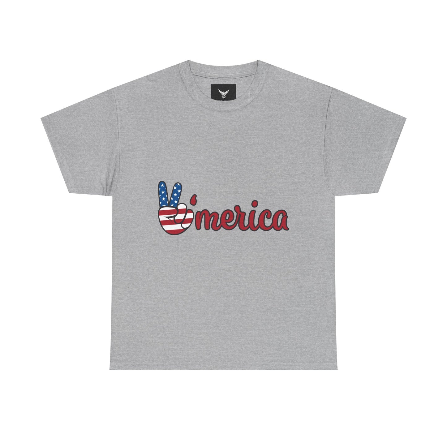 Peaceful Patriotic Tee – Unisex Heavy Cotton Tee with 'Merica Design, USA Pride Shirt, 4th of July Celebrations, Casual Everyday Wear, [...]