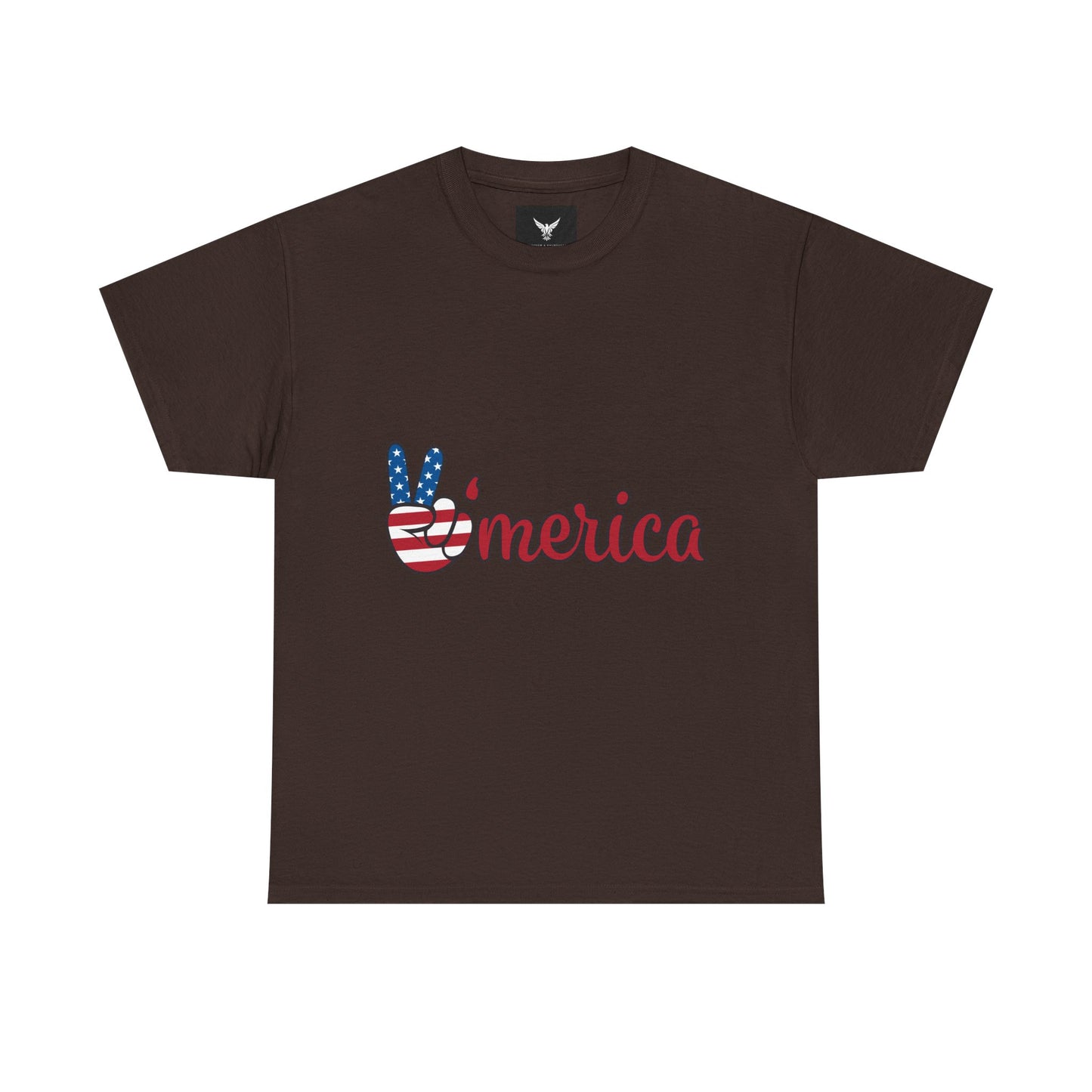 Peaceful Patriotic Tee – Unisex Heavy Cotton Tee with 'Merica Design, USA Pride Shirt, 4th of July Celebrations, Casual Everyday Wear, [...]