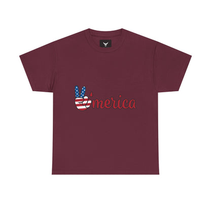 Peaceful Patriotic Tee – Unisex Heavy Cotton Tee with 'Merica Design, USA Pride Shirt, 4th of July Celebrations, Casual Everyday Wear, [...]