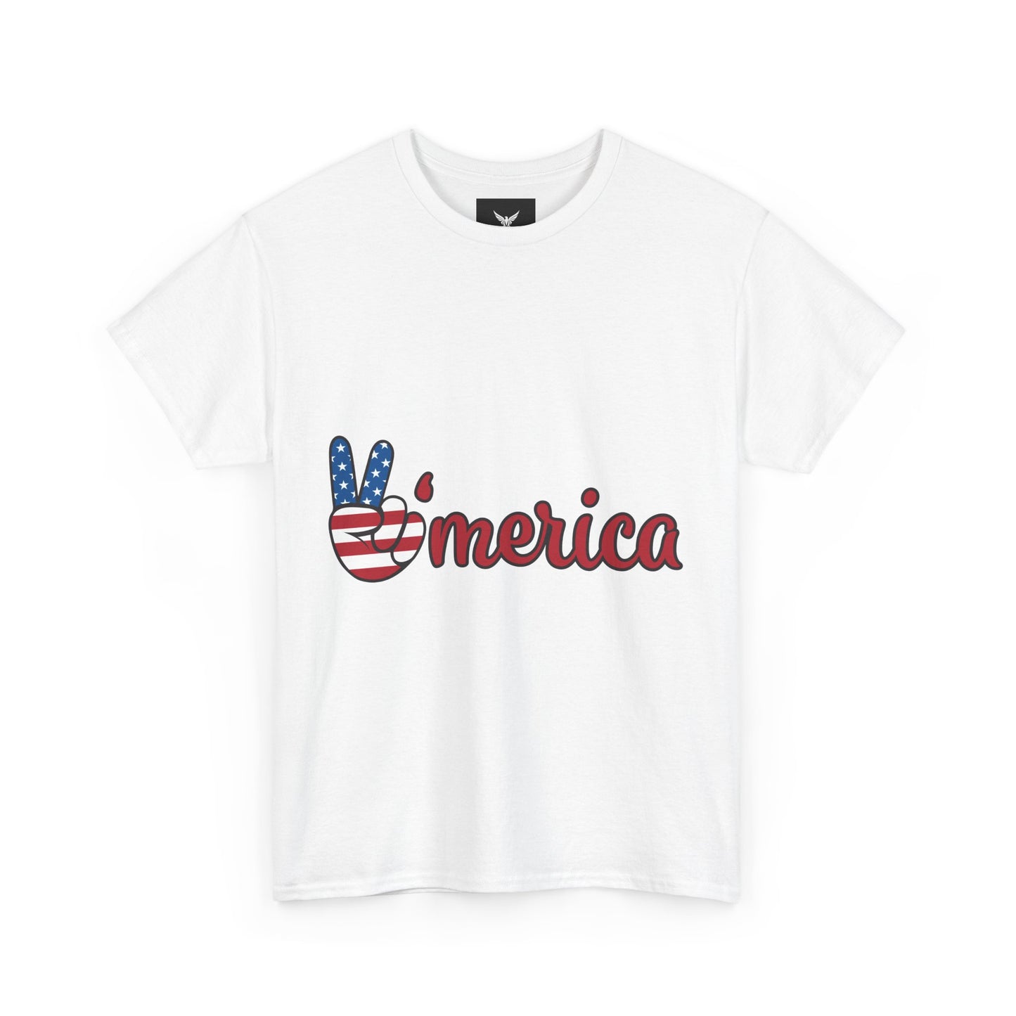 Peaceful Patriotic Tee – Unisex Heavy Cotton Tee with 'Merica Design, USA Pride Shirt, 4th of July Celebrations, Casual Everyday Wear, [...]