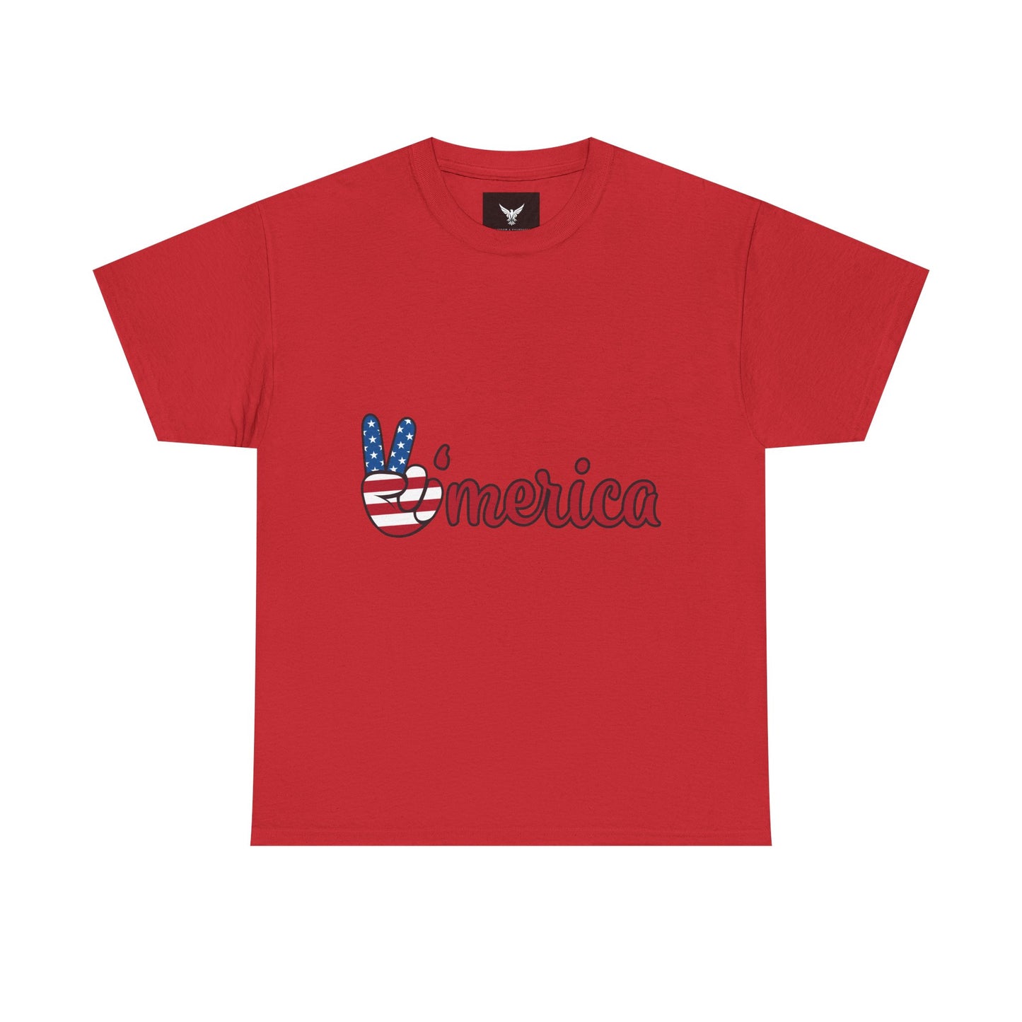 Peaceful Patriotic Tee – Unisex Heavy Cotton Tee with 'Merica Design, USA Pride Shirt, 4th of July Celebrations, Casual Everyday Wear, [...]