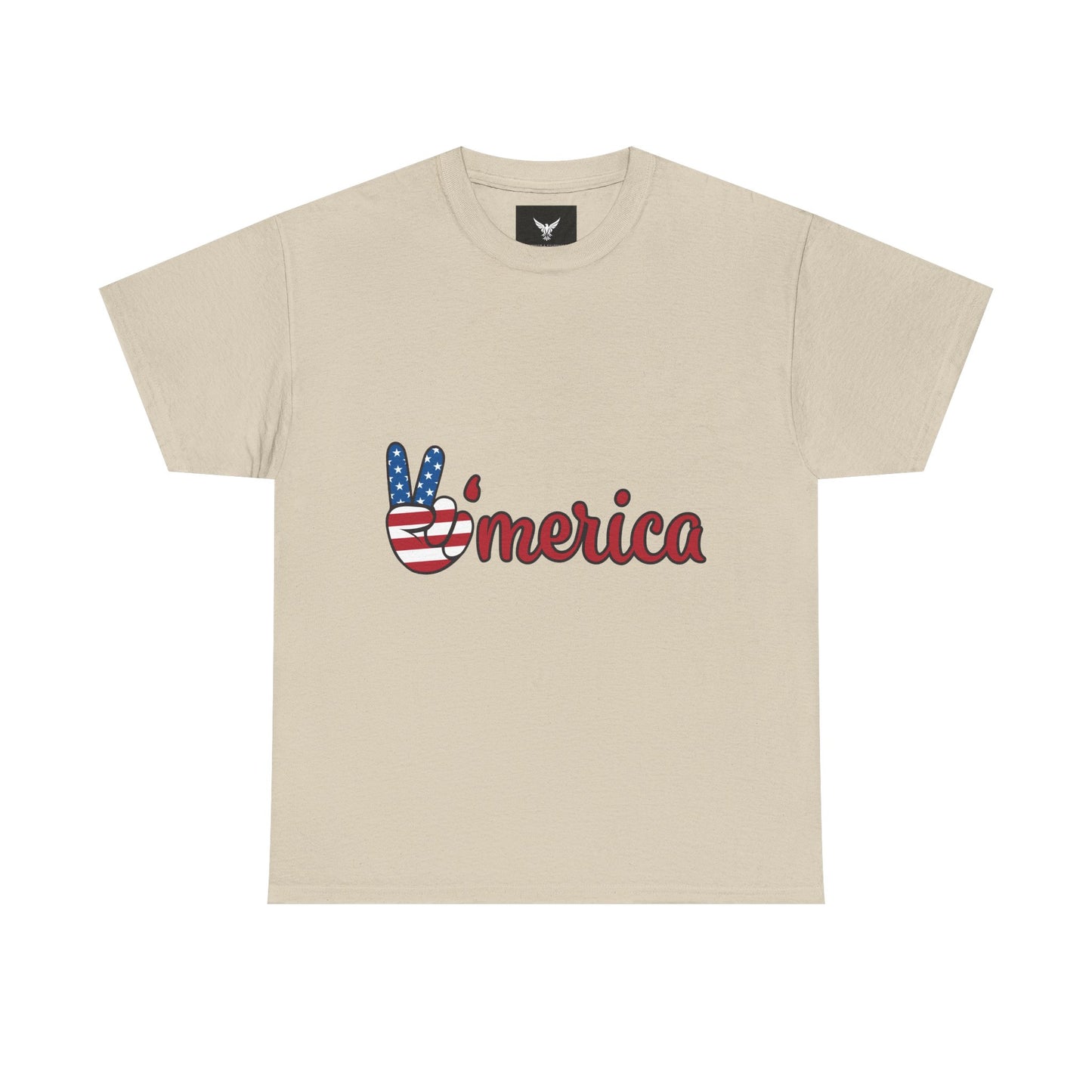 Peaceful Patriotic Tee – Unisex Heavy Cotton Tee with 'Merica Design, USA Pride Shirt, 4th of July Celebrations, Casual Everyday Wear, [...]