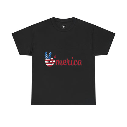 Peaceful Patriotic Tee – Unisex Heavy Cotton Tee with 'Merica Design, USA Pride Shirt, 4th of July Celebrations, Casual Everyday Wear, [...]