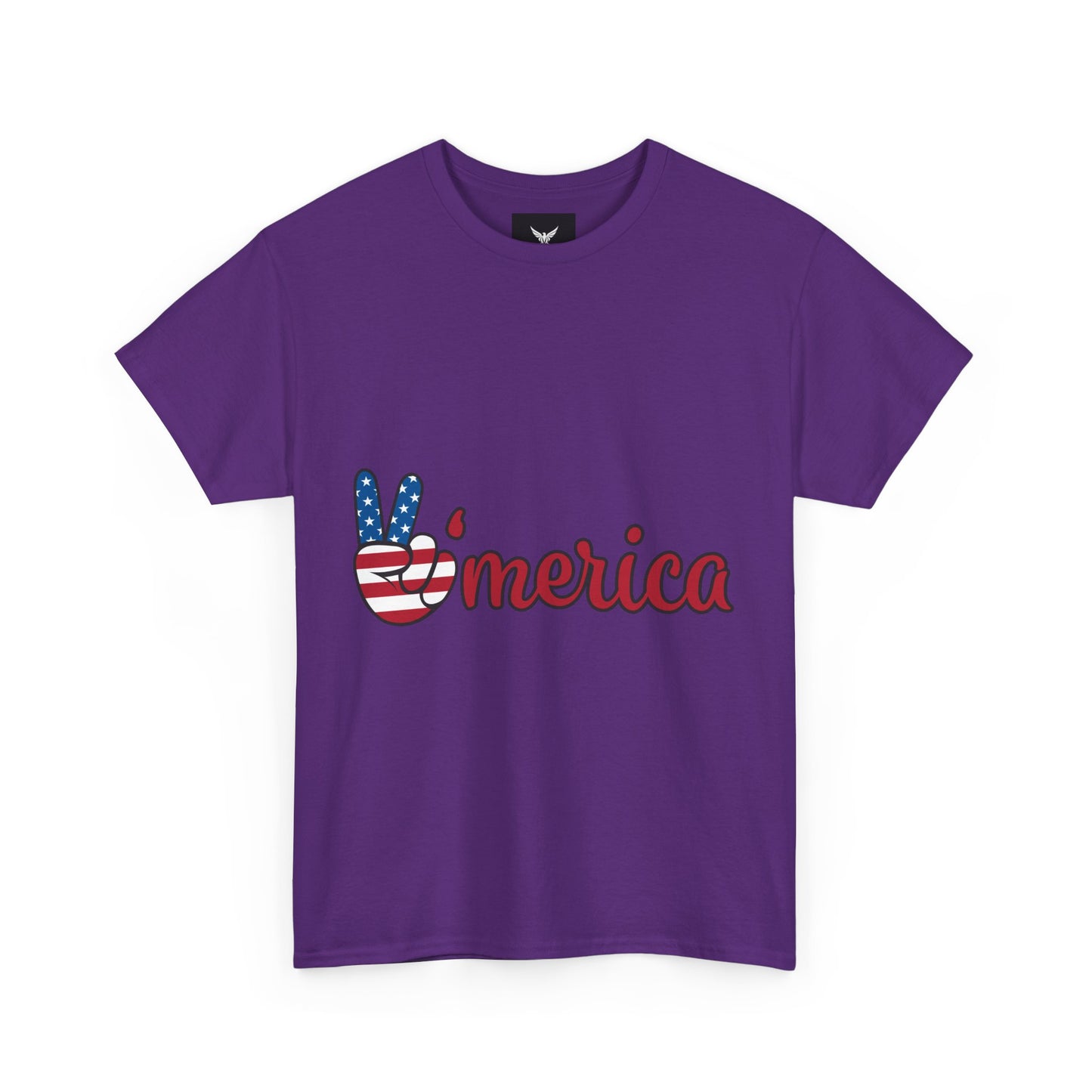 Peaceful Patriotic Tee – Unisex Heavy Cotton Tee with 'Merica Design, USA Pride Shirt, 4th of July Celebrations, Casual Everyday Wear, [...]