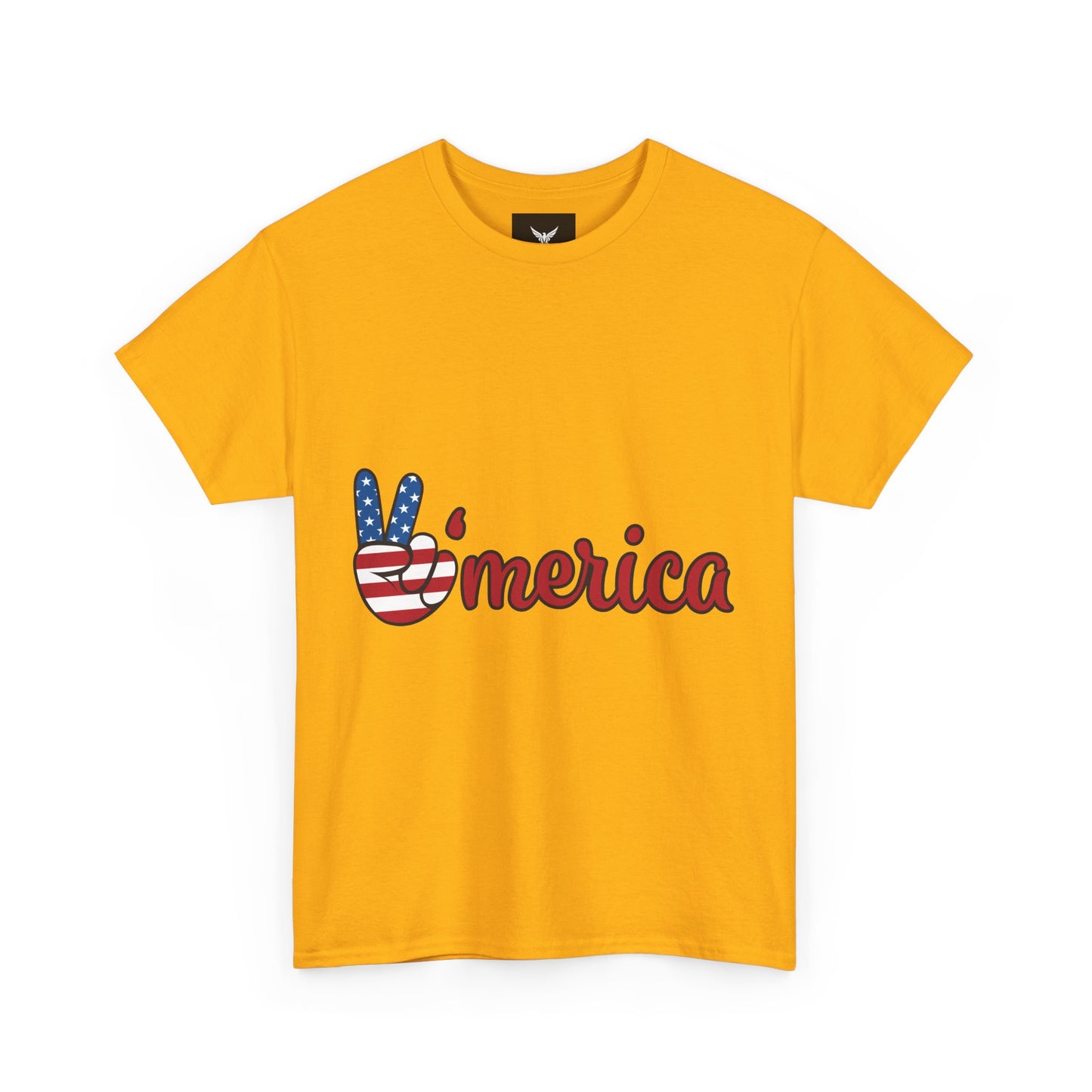 Peaceful Patriotic Tee – Unisex Heavy Cotton Tee with 'Merica Design, USA Pride Shirt, 4th of July Celebrations, Casual Everyday Wear, [...]