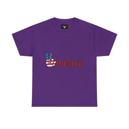 Peaceful Patriotic Tee – Unisex Heavy Cotton Tee with 'Merica Design, USA Pride Shirt, 4th of July Celebrations, Casual Everyday Wear, [...]