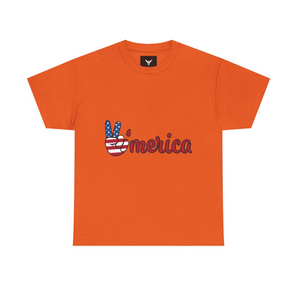 Peaceful Patriotic Tee – Unisex Heavy Cotton Tee with 'Merica Design, USA Pride Shirt, 4th of July Celebrations, Casual Everyday Wear, [...]