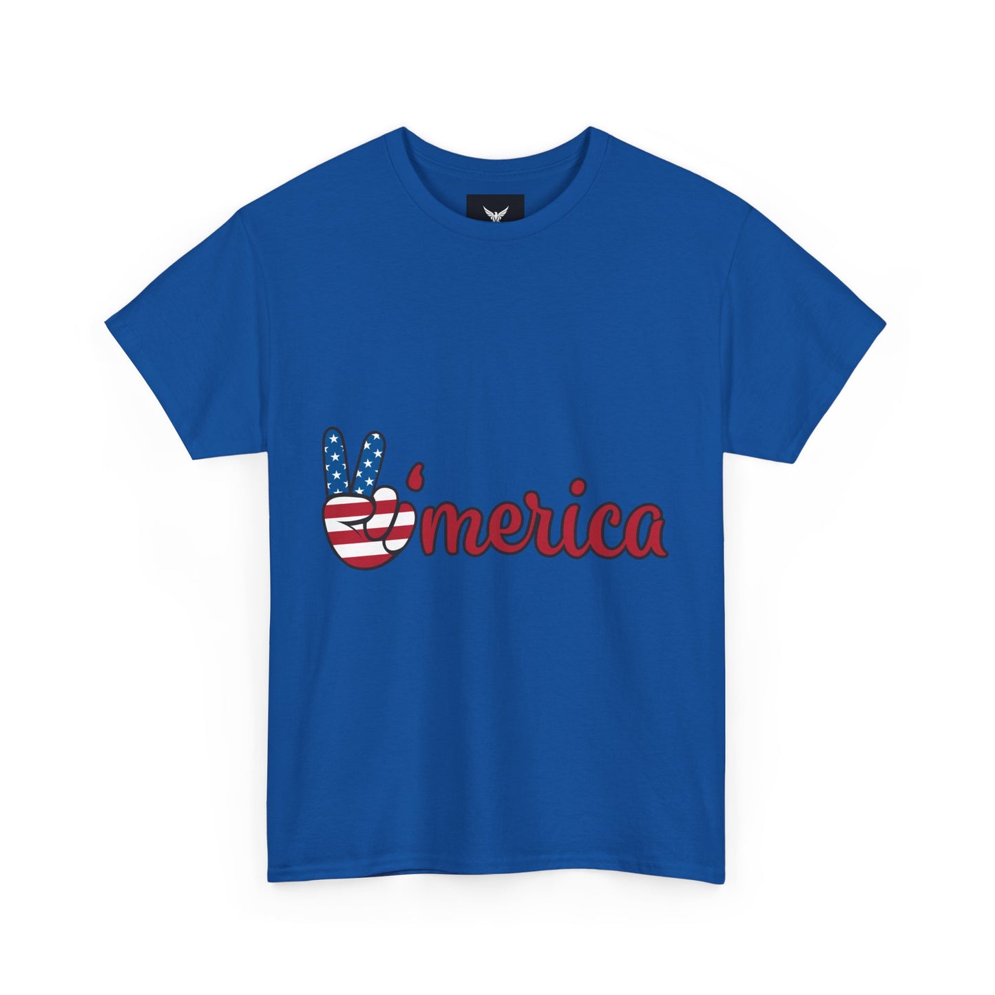 Peaceful Patriotic Tee – Unisex Heavy Cotton Tee with 'Merica Design, USA Pride Shirt, 4th of July Celebrations, Casual Everyday Wear, [...]