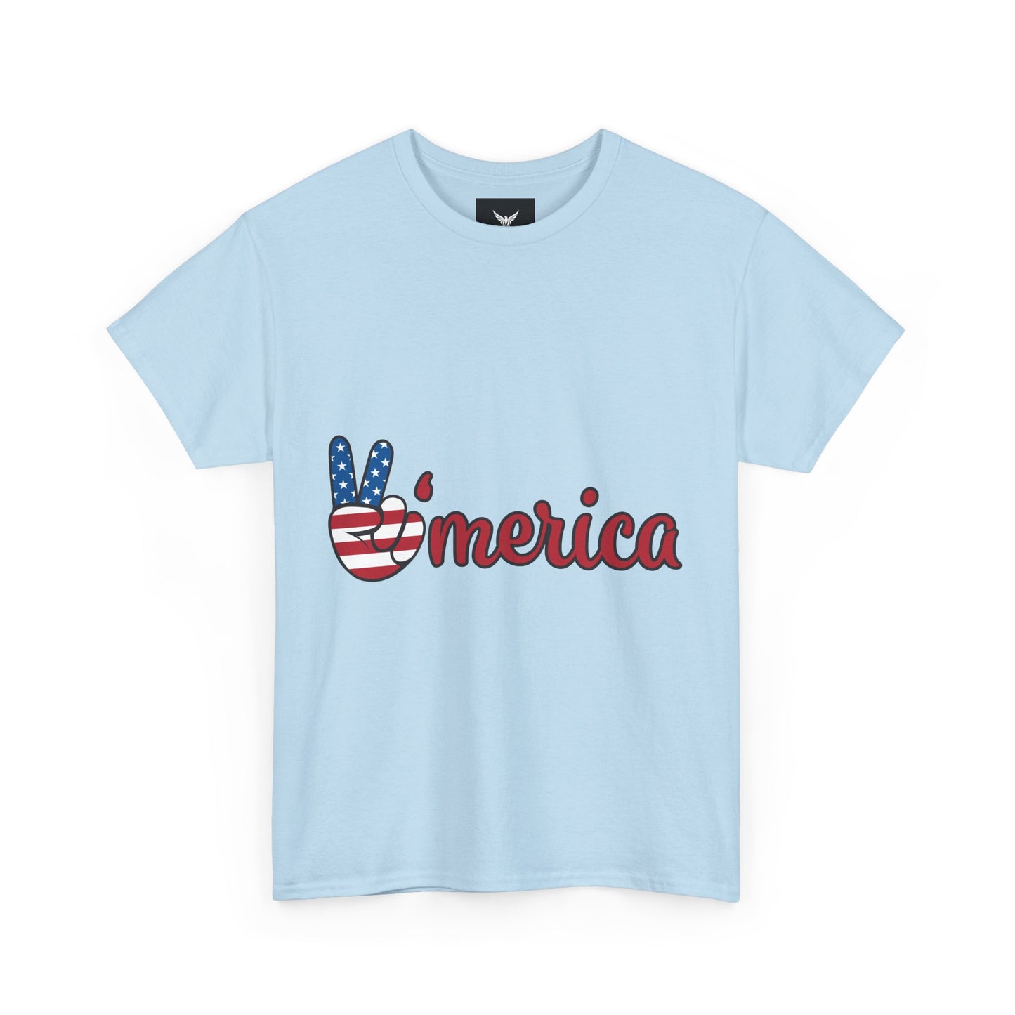 Peaceful Patriotic Tee – Unisex Heavy Cotton Tee with 'Merica Design, USA Pride Shirt, 4th of July Celebrations, Casual Everyday Wear, [...]