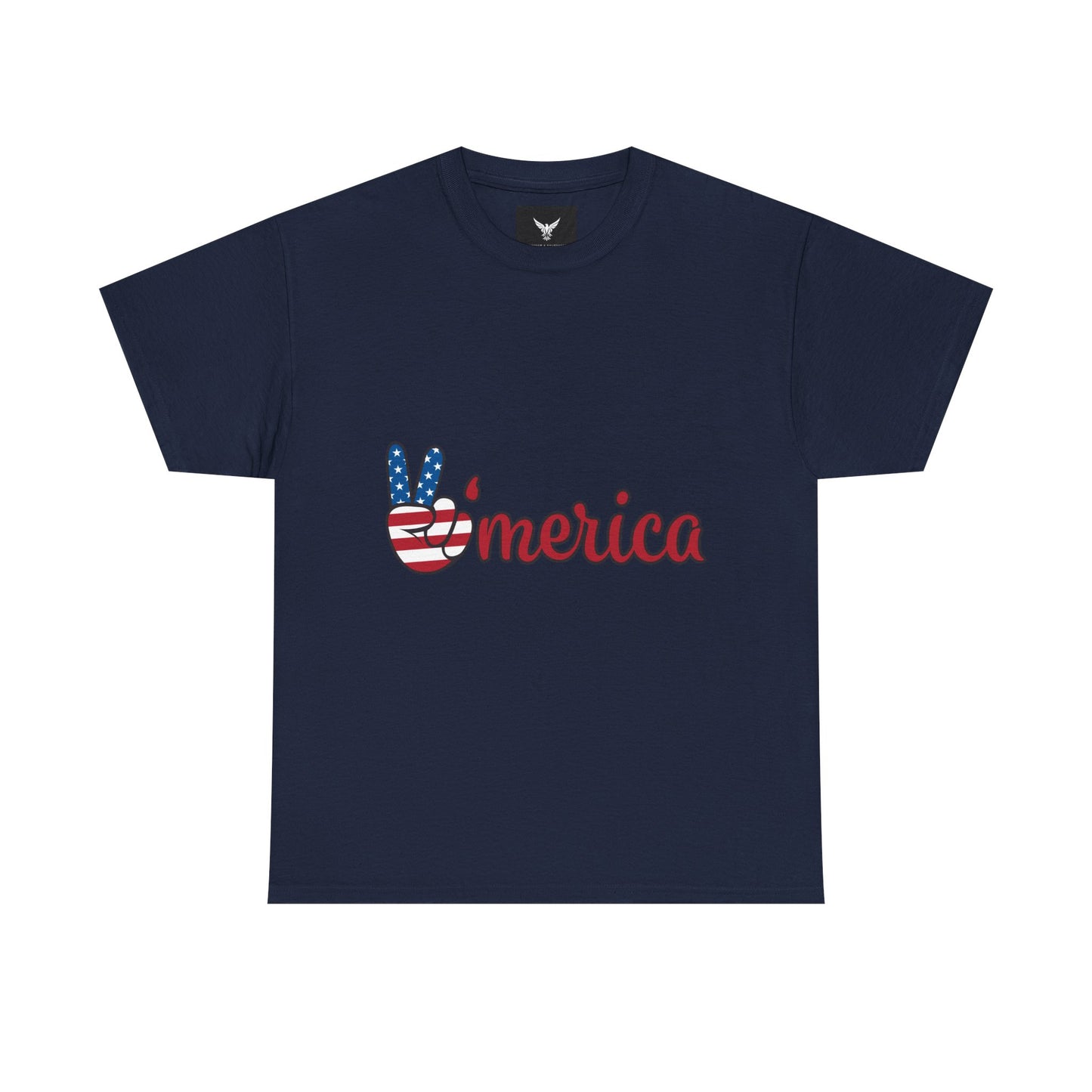 Peaceful Patriotic Tee – Unisex Heavy Cotton Tee with 'Merica Design, USA Pride Shirt, 4th of July Celebrations, Casual Everyday Wear, [...]