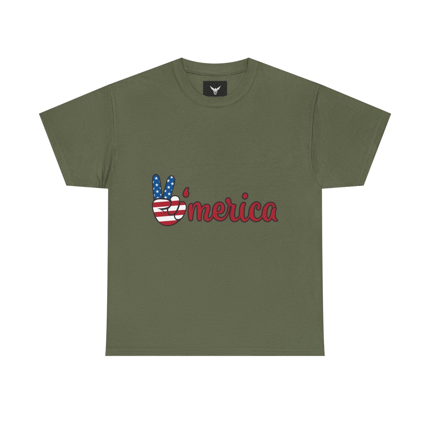 Peaceful Patriotic Tee – Unisex Heavy Cotton Tee with 'Merica Design, USA Pride Shirt, 4th of July Celebrations, Casual Everyday Wear, [...]