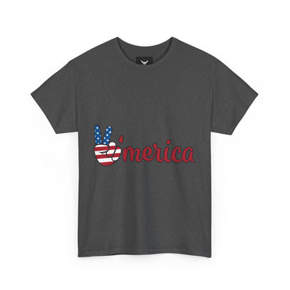 Peaceful Patriotic Tee – Unisex Heavy Cotton Tee with 'Merica Design, USA Pride Shirt, 4th of July Celebrations, Casual Everyday Wear, [...]