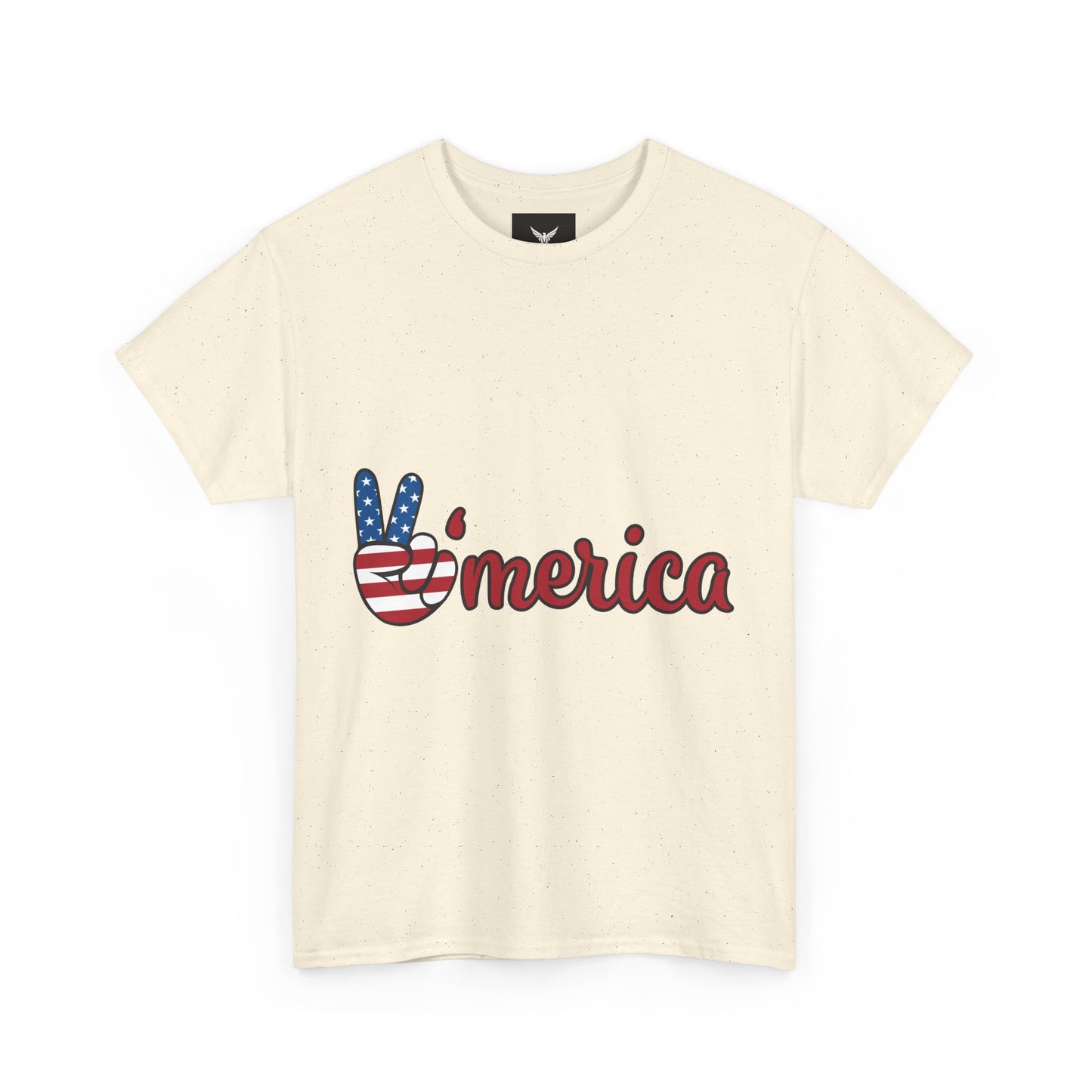 Peaceful Patriotic Tee – Unisex Heavy Cotton Tee with 'Merica Design, USA Pride Shirt, 4th of July Celebrations, Casual Everyday Wear, [...]