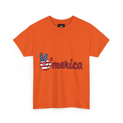 Peaceful Patriotic Tee – Unisex Heavy Cotton Tee with 'Merica Design, USA Pride Shirt, 4th of July Celebrations, Casual Everyday Wear, [...]