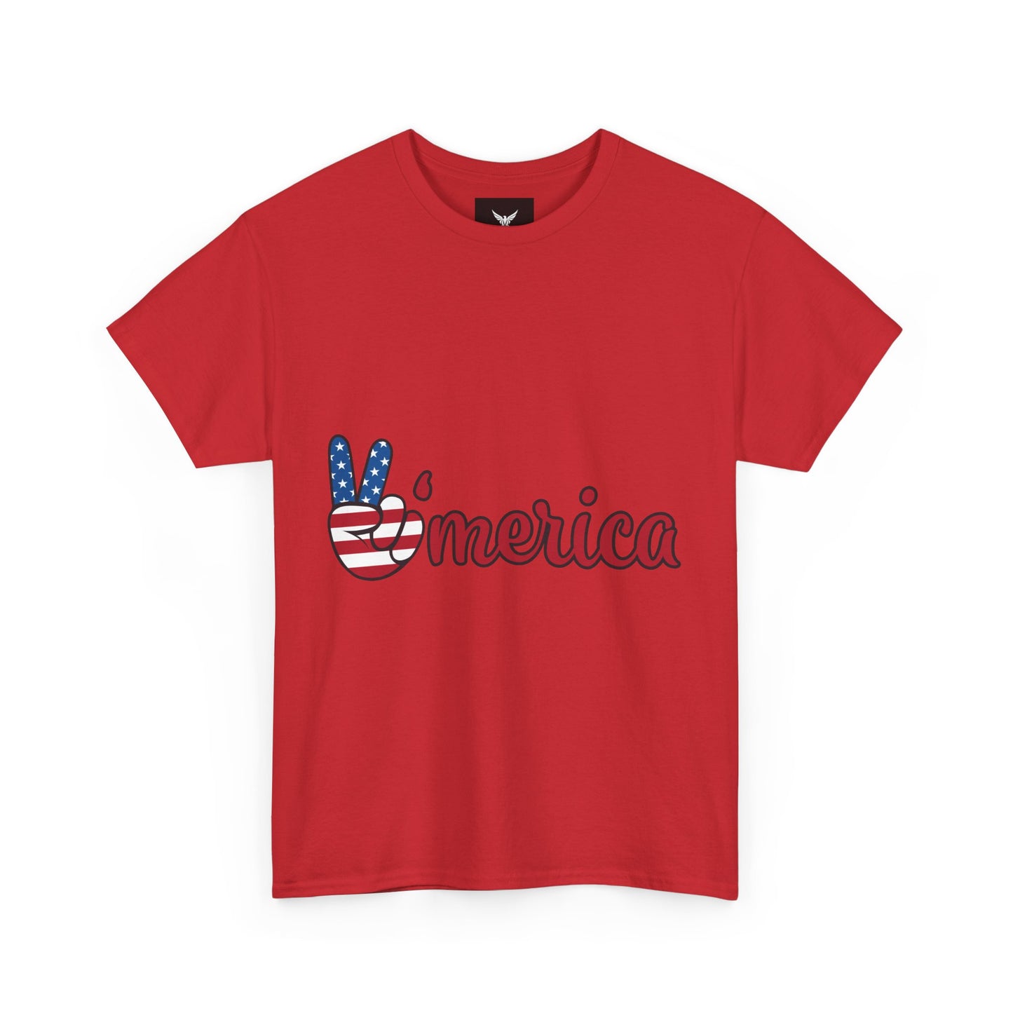 Peaceful Patriotic Tee – Unisex Heavy Cotton Tee with 'Merica Design, USA Pride Shirt, 4th of July Celebrations, Casual Everyday Wear, [...]