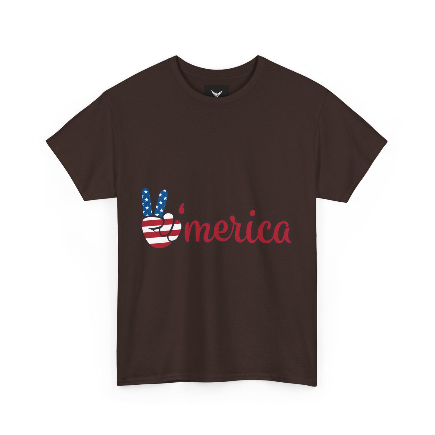 Peaceful Patriotic Tee – Unisex Heavy Cotton Tee with 'Merica Design, USA Pride Shirt, 4th of July Celebrations, Casual Everyday Wear, [...]