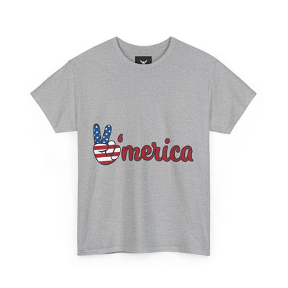 Peaceful Patriotic Tee – Unisex Heavy Cotton Tee with 'Merica Design, USA Pride Shirt, 4th of July Celebrations, Casual Everyday Wear, [...]